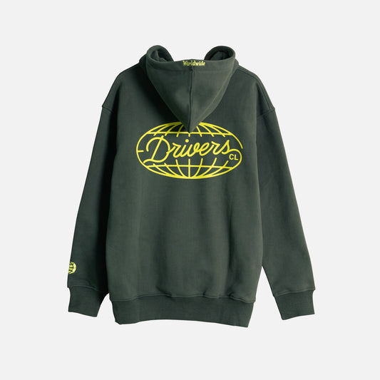 Embroidered Drivers Hoodie